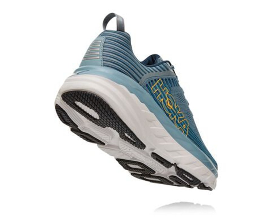 Hoka One One Koşu Ayakkabısı Erkek Mavi - Bondi 6 - EO8463075